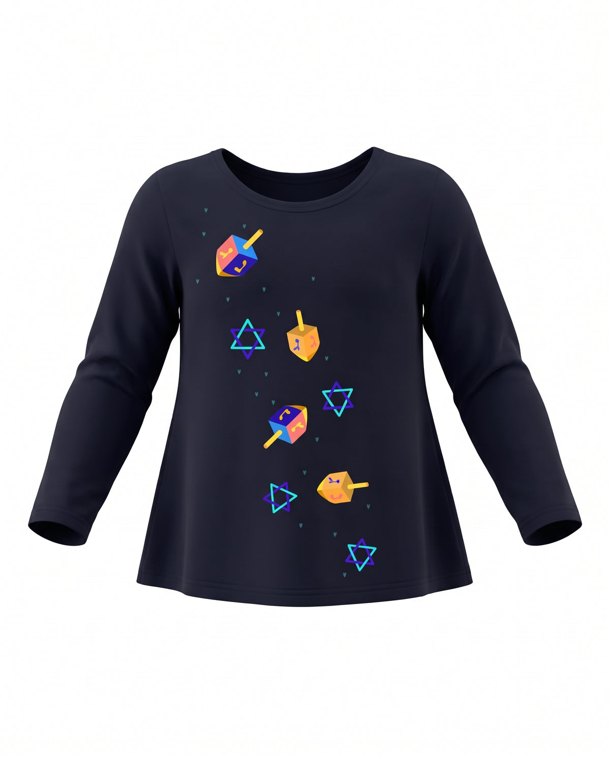 TUNIC WITH DREIDEL PRINT