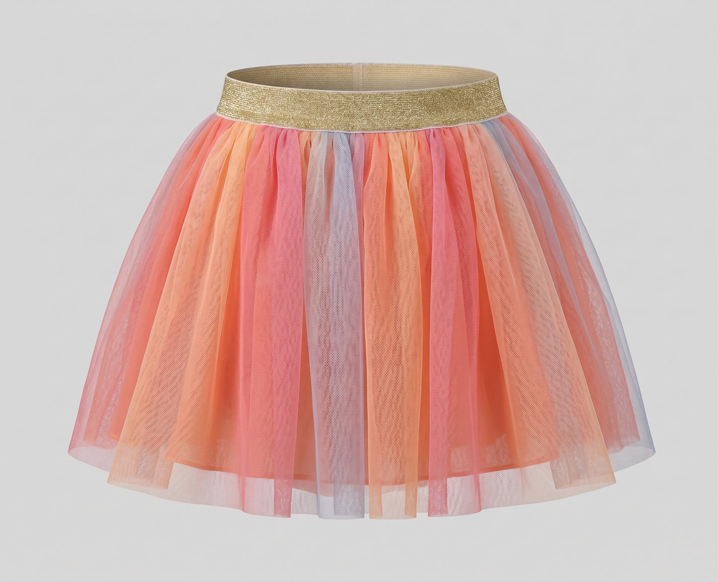 COLOR BLOCK TUTU SKIRT