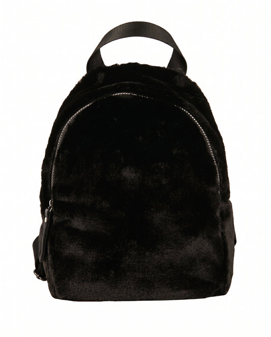 FAUX FUR BACKPACK
