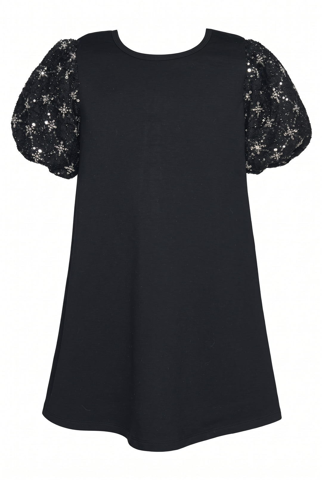 Little l Big l Tween Girl’s Puff Sleeve Rhinestone Party Dress