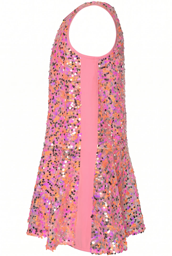 Little l Big l Tween Sequin Dropped Waist Party Dress