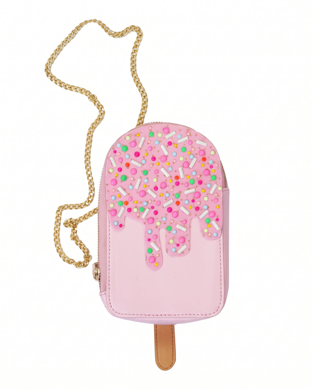 Girls Pink Ice cream Popsicle Crossbody Bag