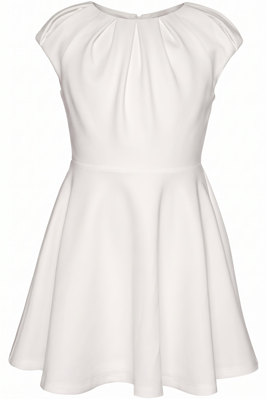 Fit & Flare Scuba Party Dress