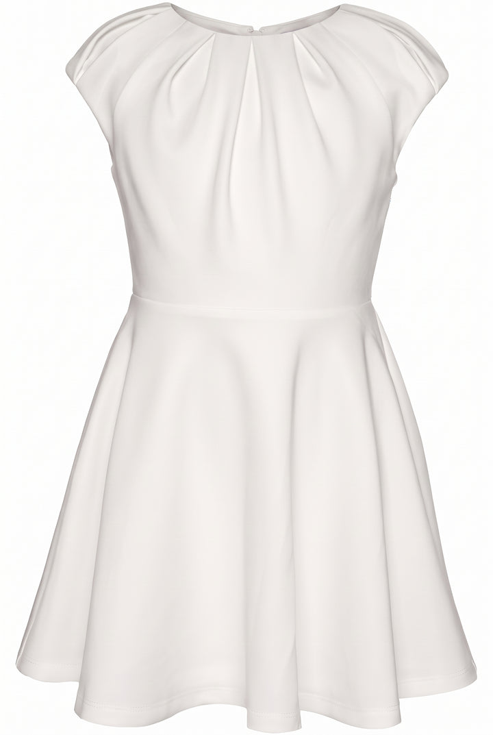 Fit & Flare Scuba Party Dress