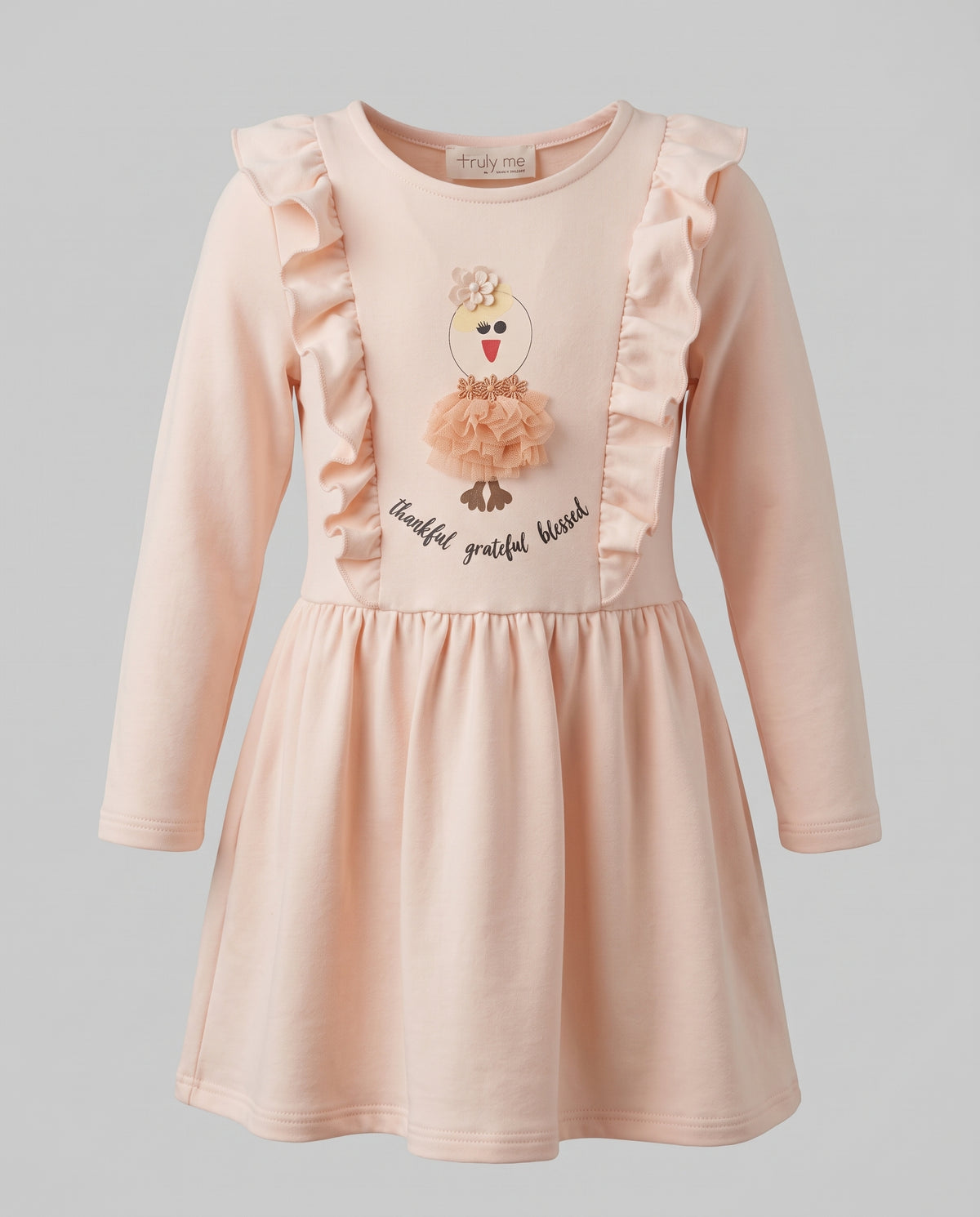 DRESS WITH TURKEY PRINT