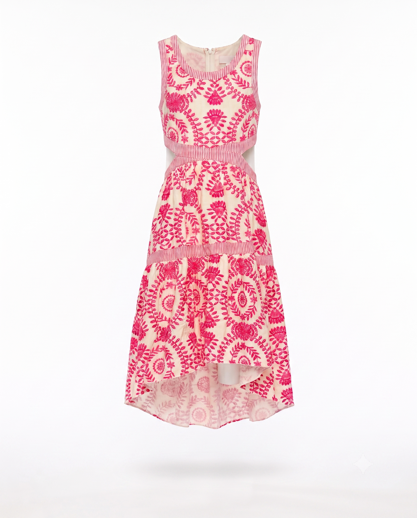 SIDE CUTOUT MEDALLION DRESS