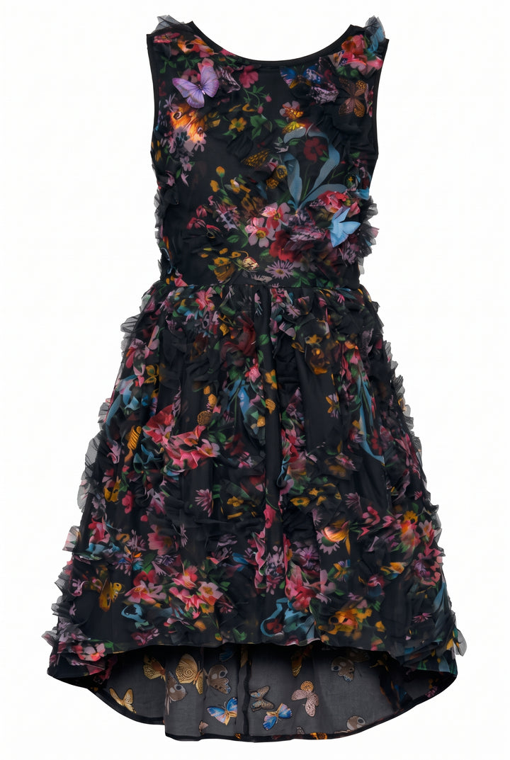 BUTTERFLY MESH DRESS