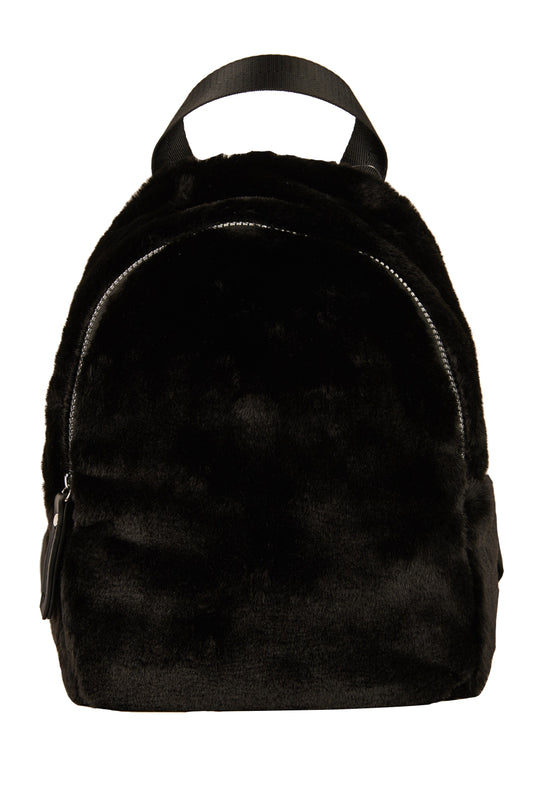 FAUX FUR BACKPACK