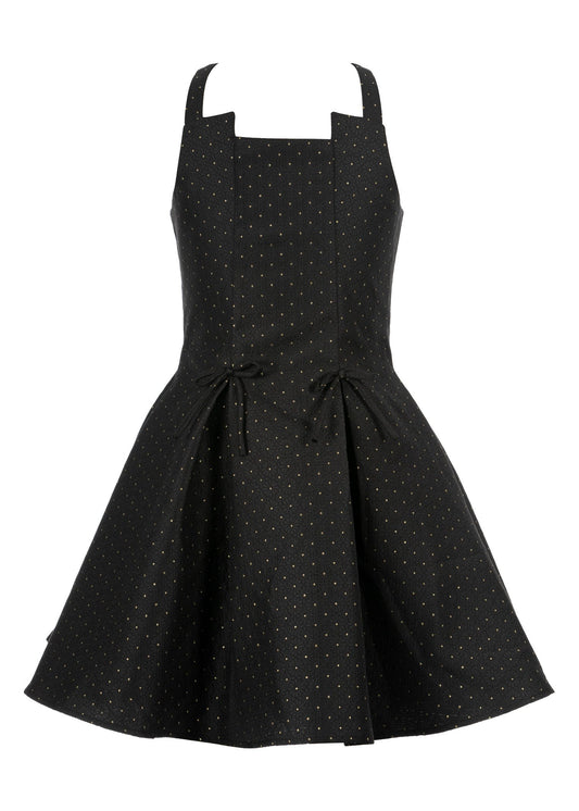 DOTTED HALTER DRESS