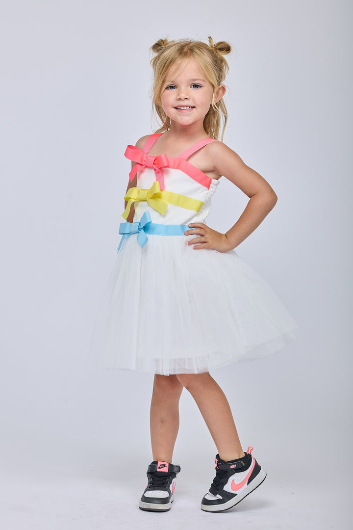 RIBBON BOW TUTU DRESS