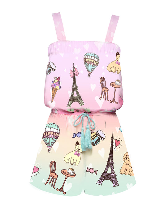 PARIS THEME ROMPER
