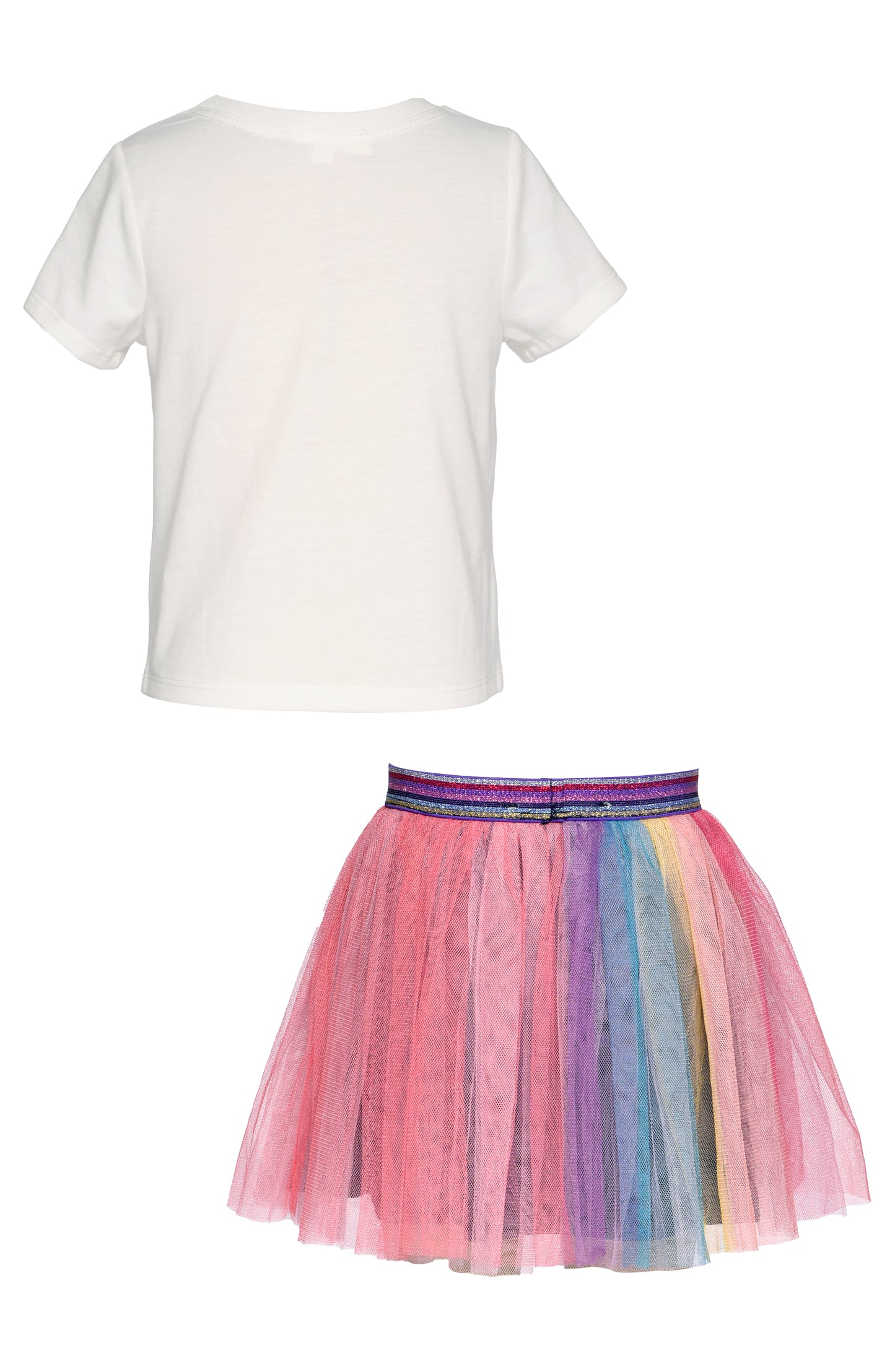 LOVE TEE AND RAINBOW TUTU