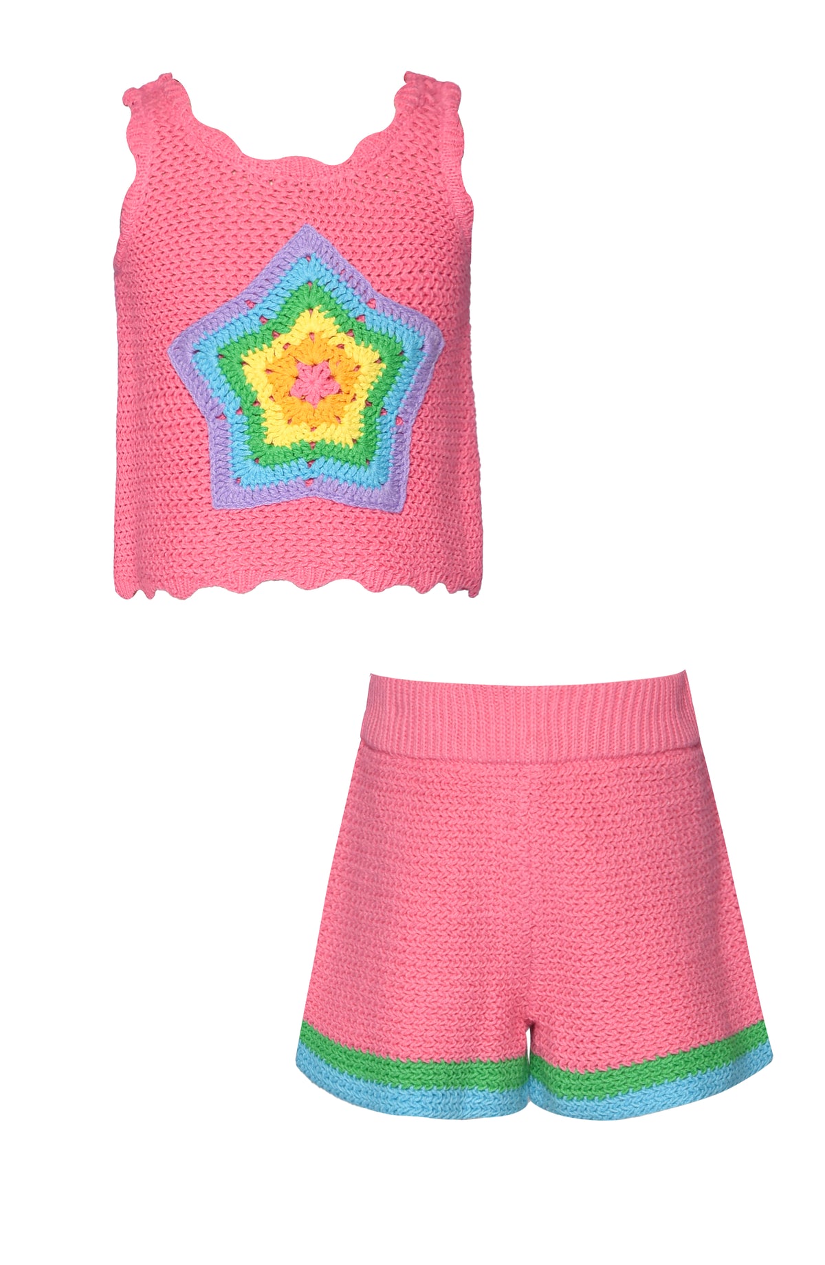 2PC STAR SHORT SET