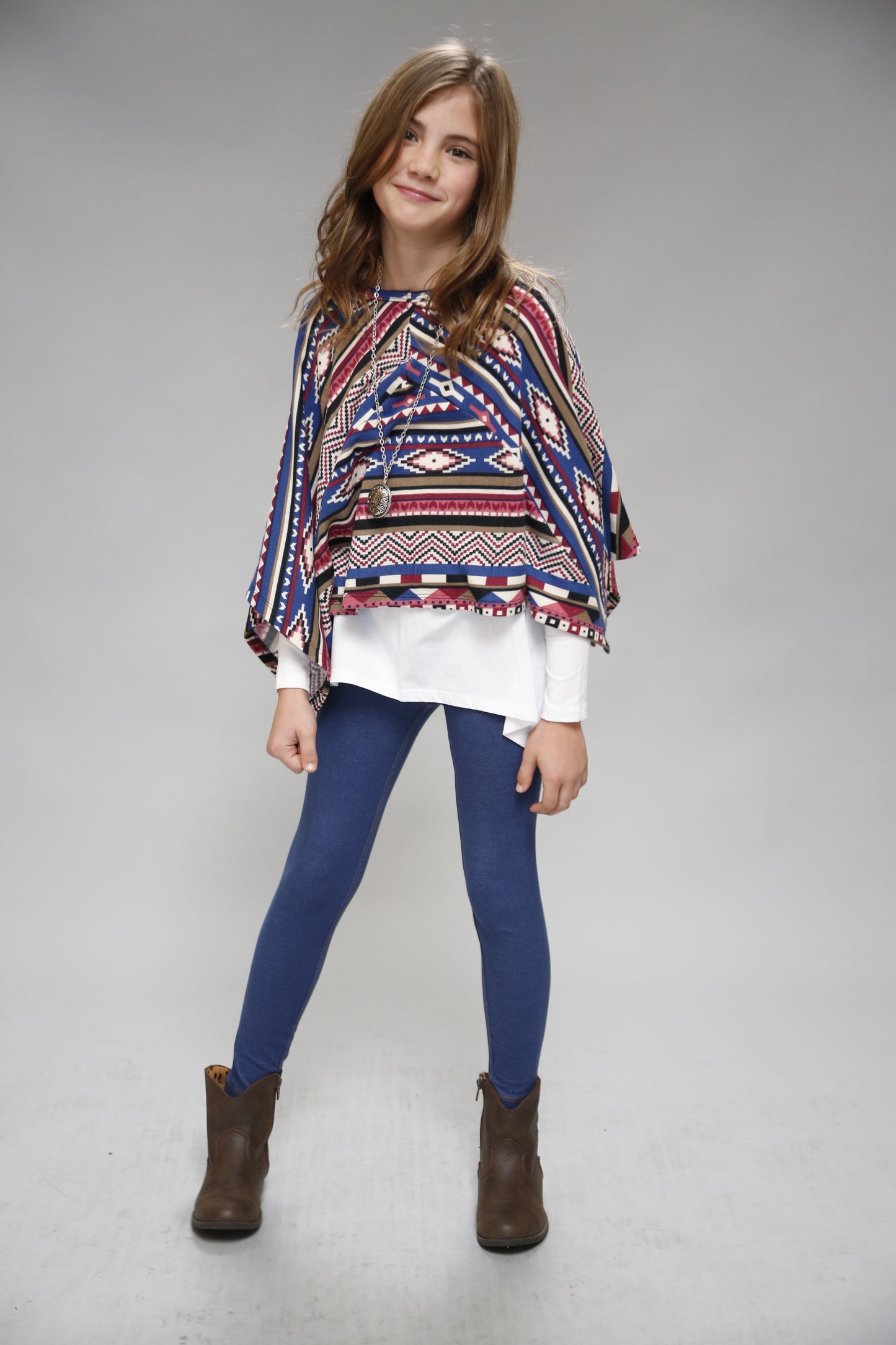 MULTICOLOR PONCHO