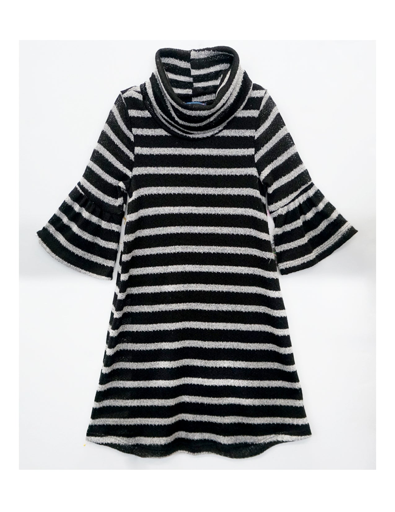 SWEATER DRESS WITH COWL NECK