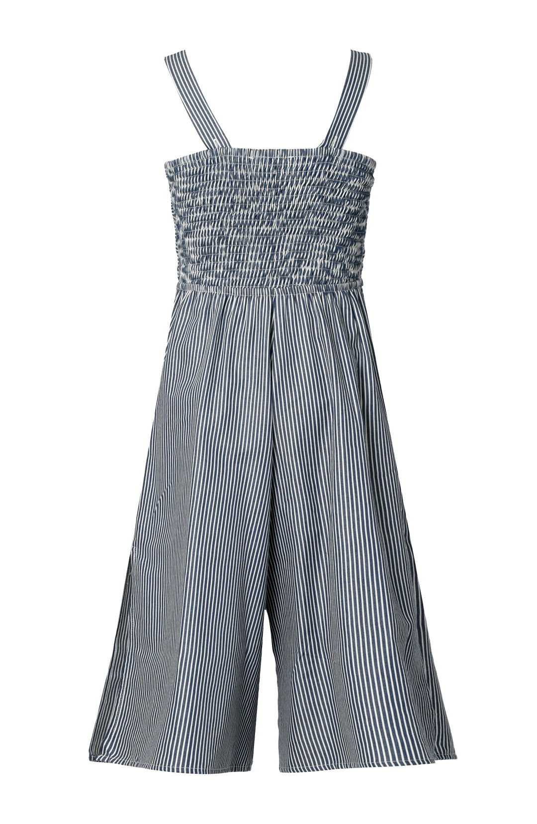 STRIPED JUMPSUIT WITH FRONT BOW