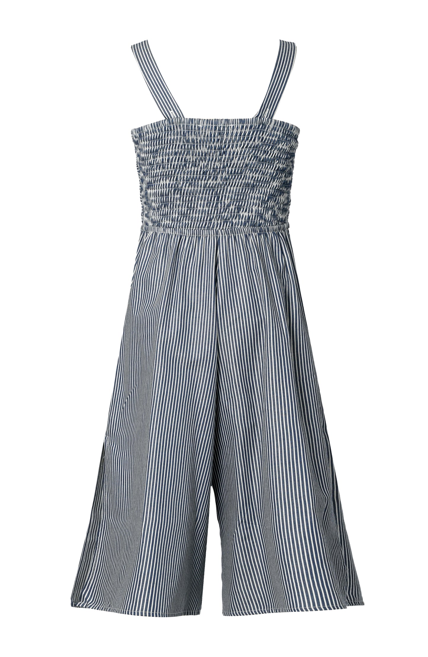 STRIPED JUMPSUIT WITH FRONT BOW