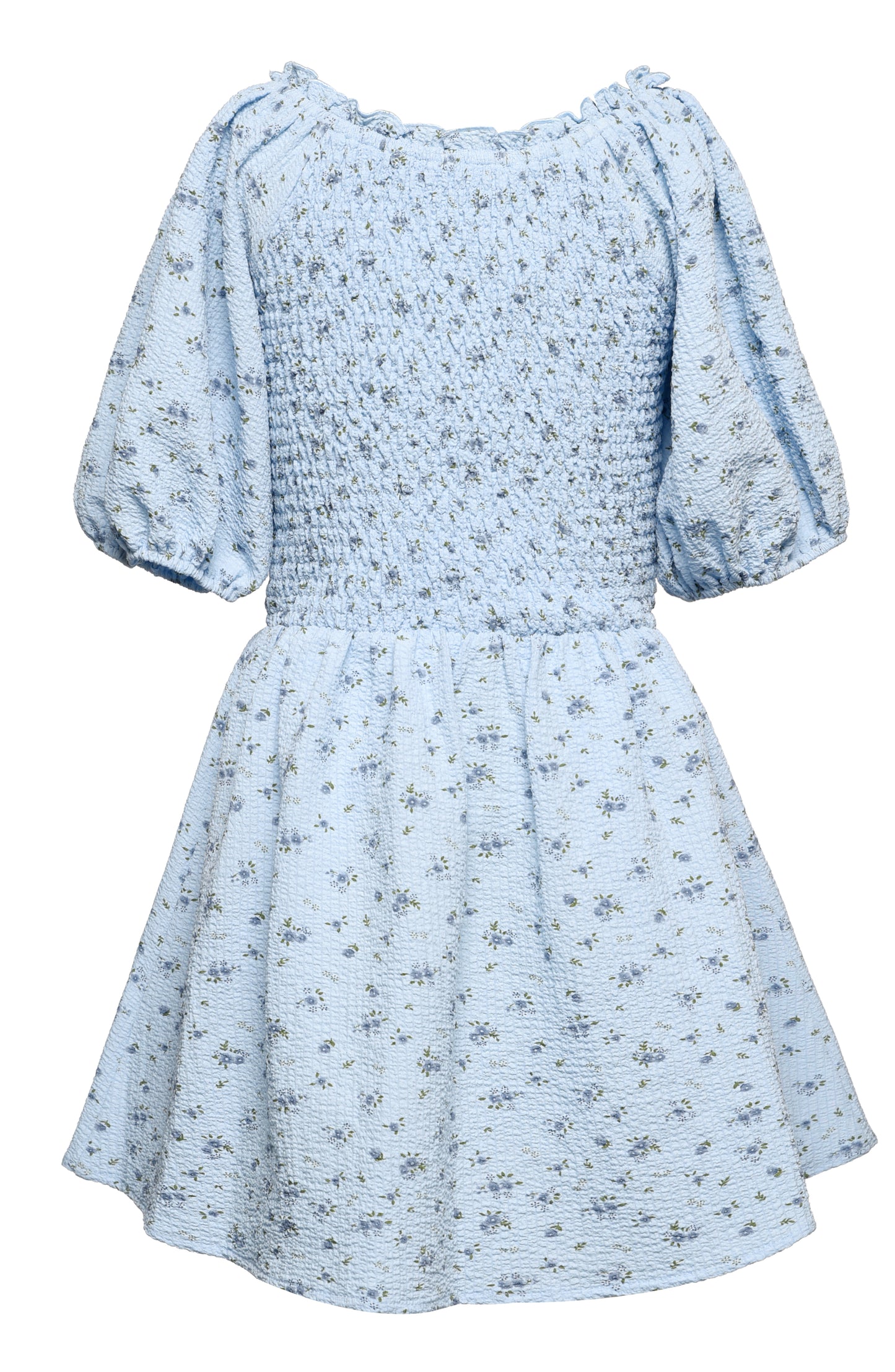 Little l Big l Tween Girl’s Boho Cottage Core Ditsy Floral Dress
