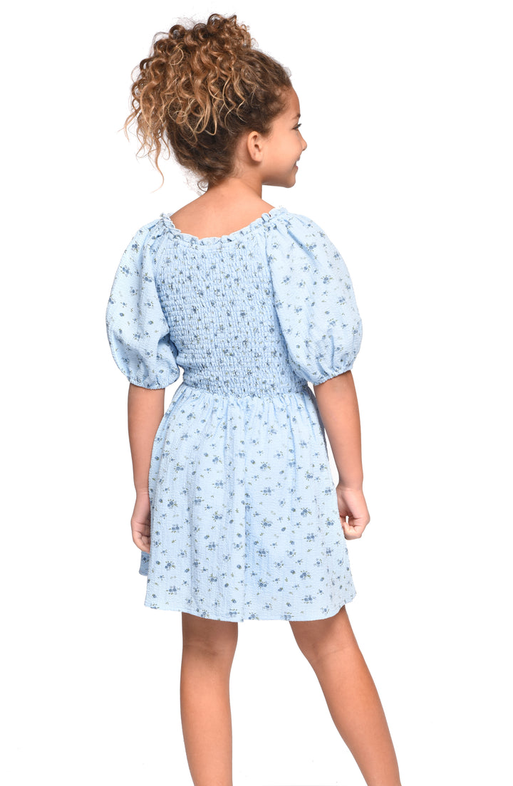Little l Big l Tween Girl’s Boho Cottage Core Ditsy Floral Dress