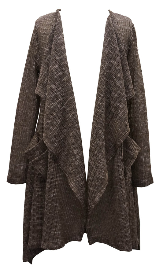 Big Girls Lightweight Waterfall Cardigan