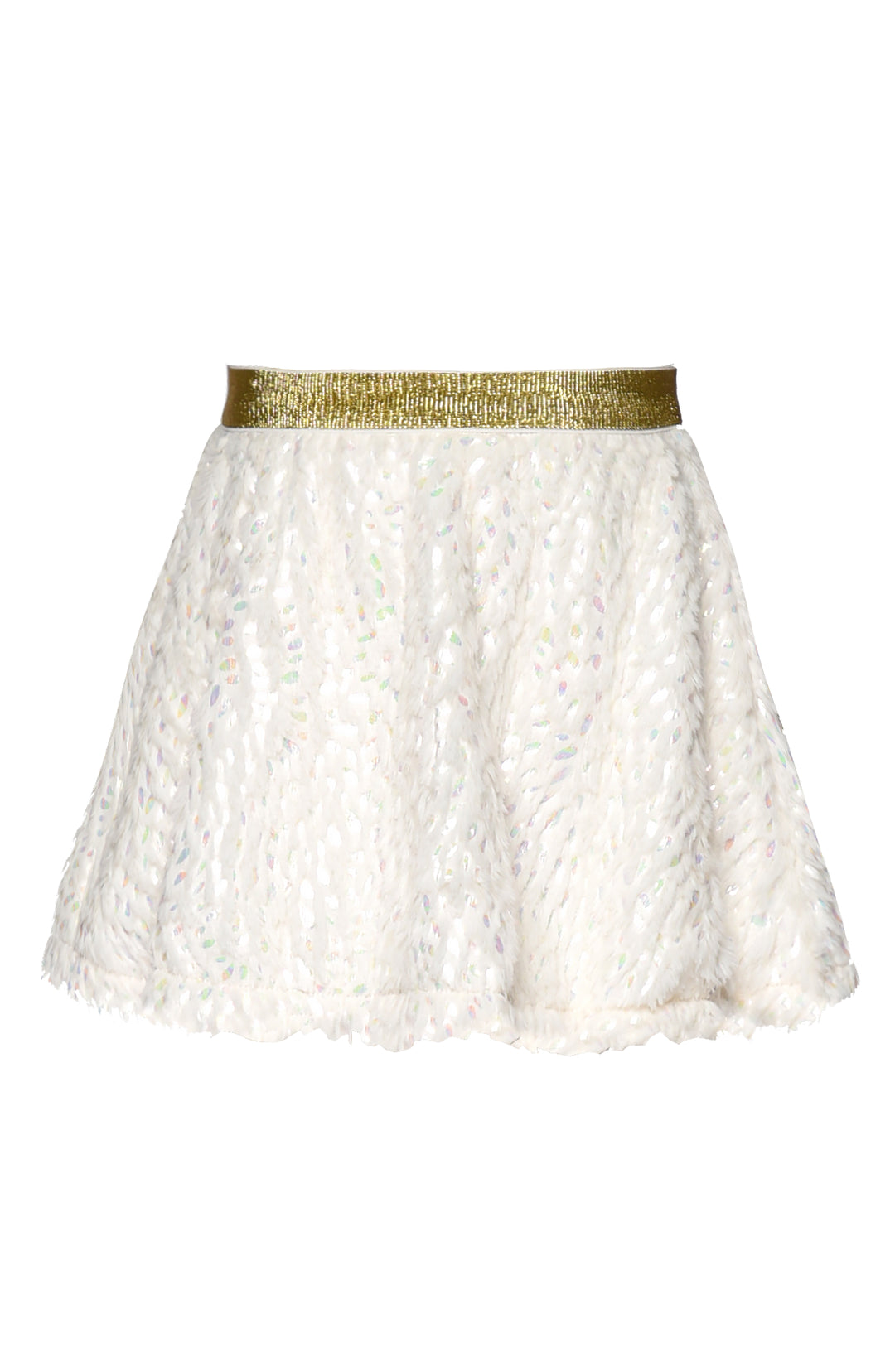 FAUX FUR MINI SKIRT