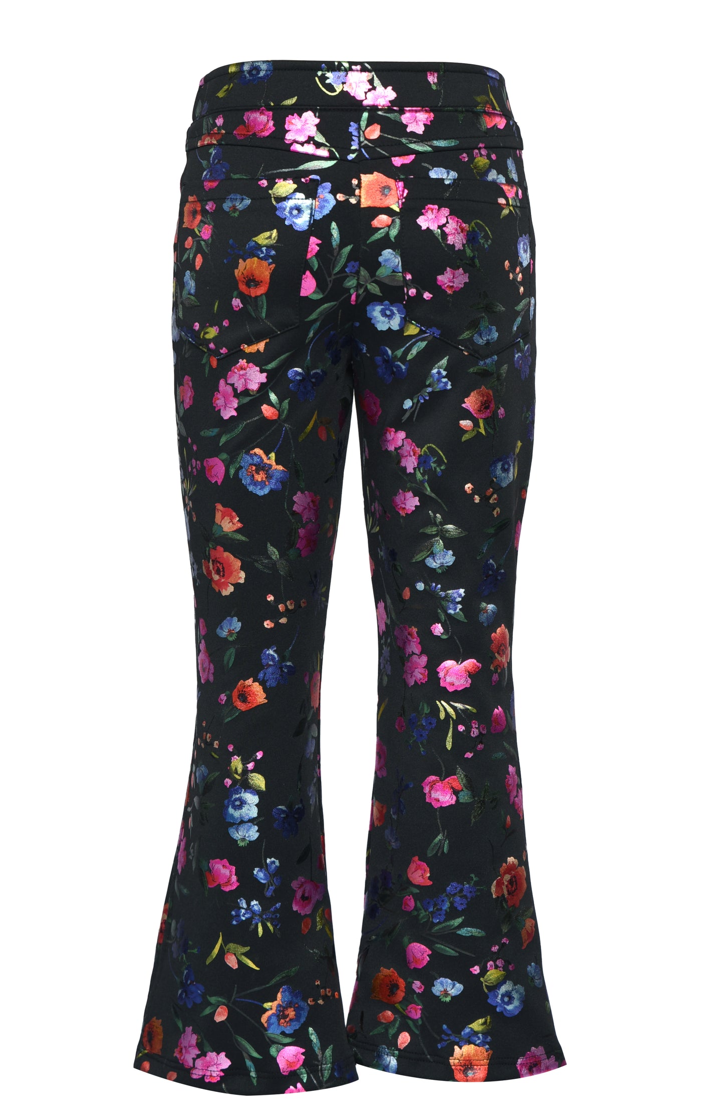 FOIL FLOWER WIDE PANTS
