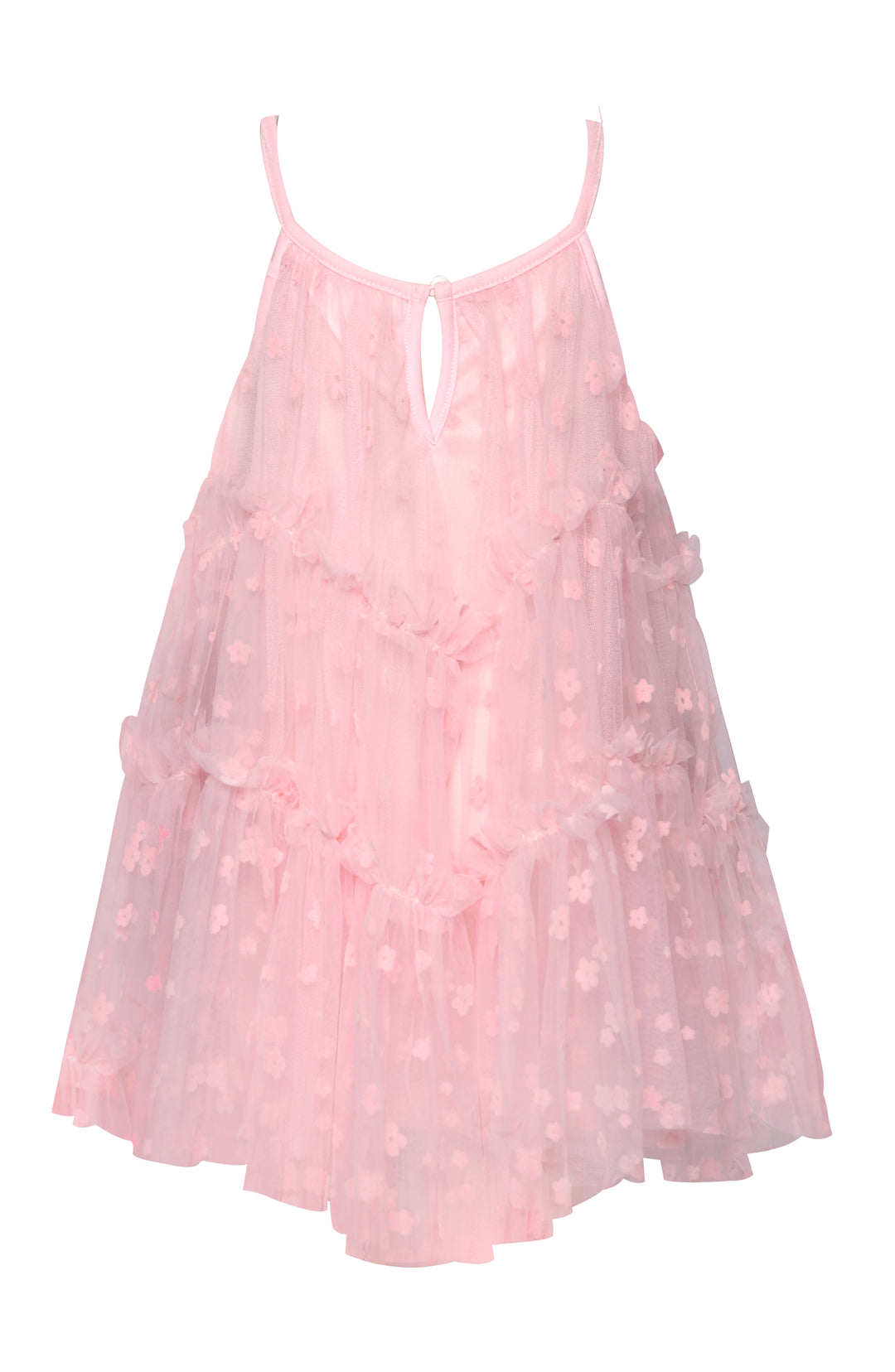 TIERED TULLE DRESS