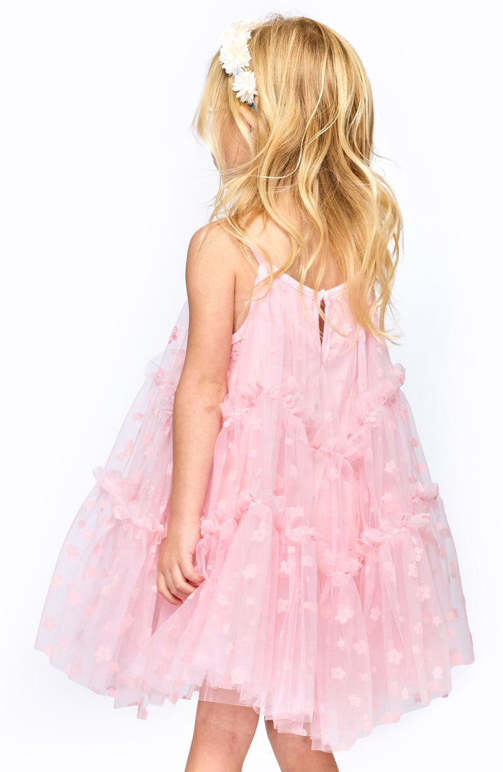 TIERED TULLE DRESS