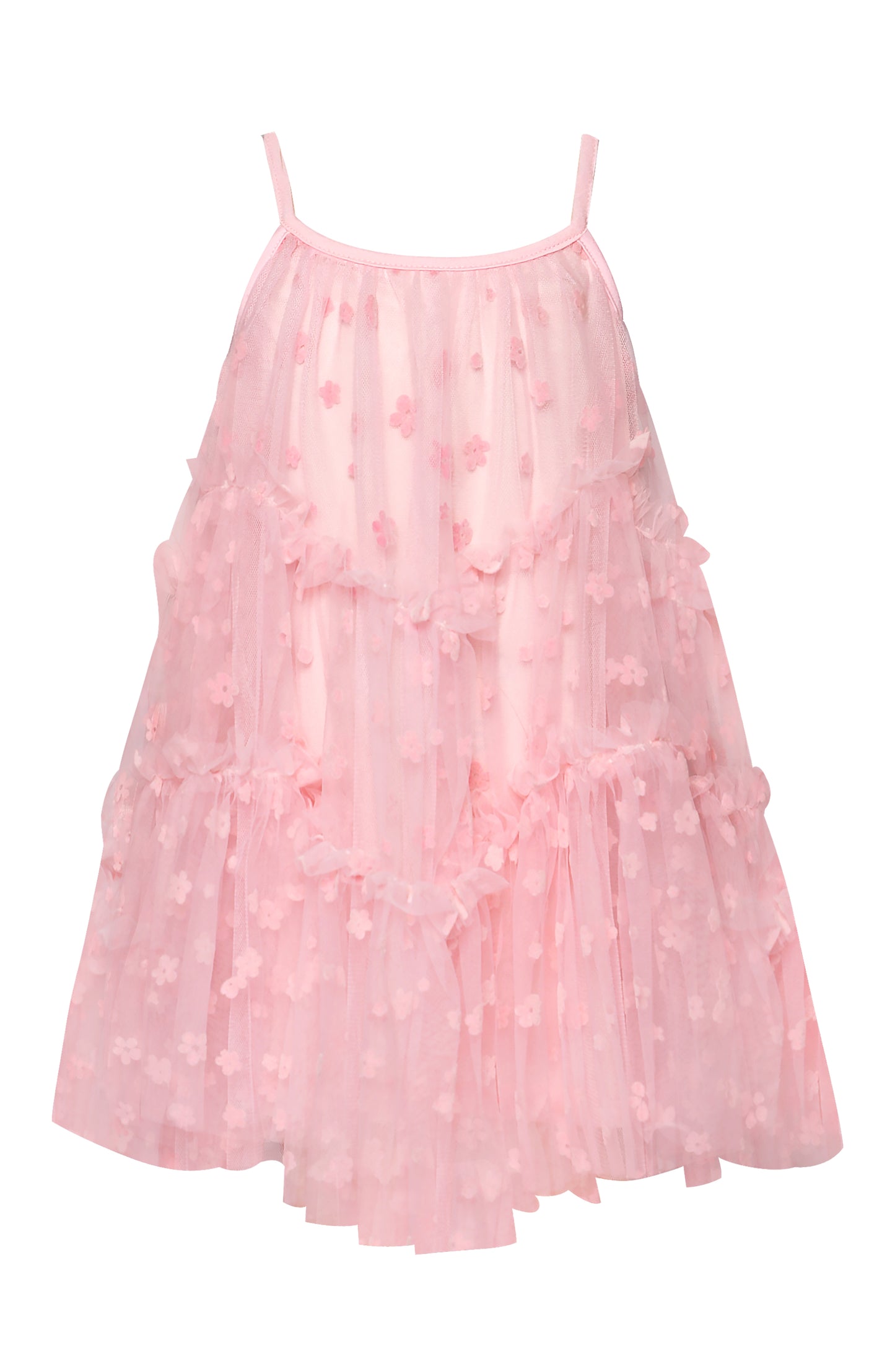 TIERED TULLE DRESS