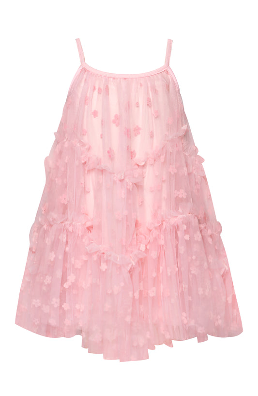 TIERED TULLE DRESS