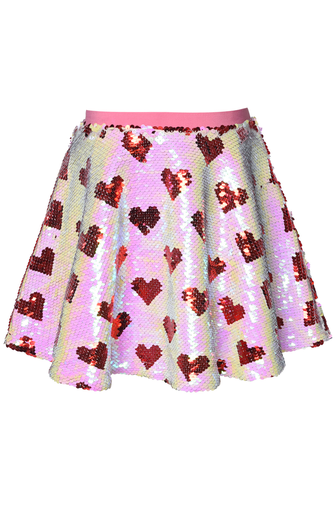 HEART SEQUINS SKIRT