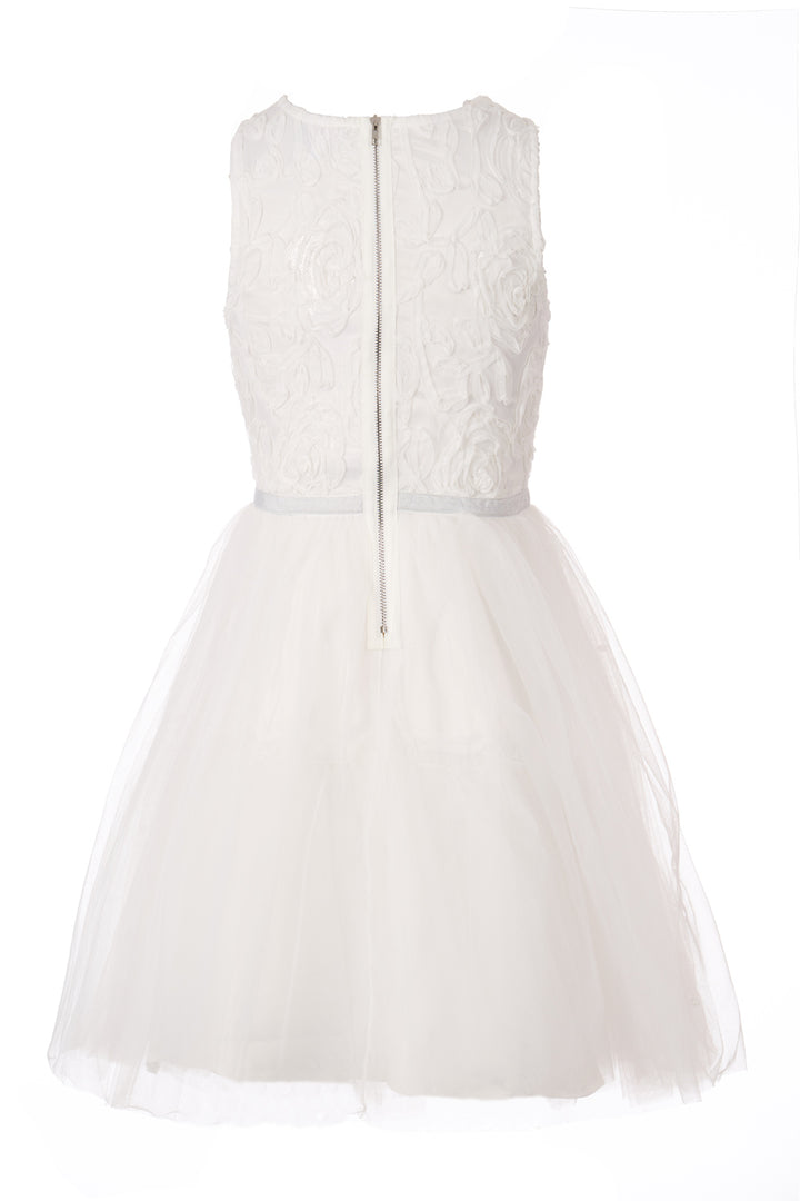 Fit & Flare Dress with Pearls