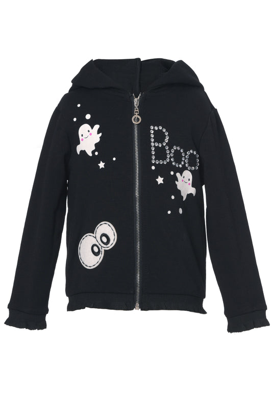 HOODIE JACKET WITH FAUX FUR EARS