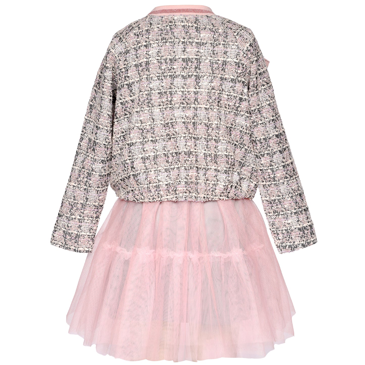 BOW TWO-FER DRESS