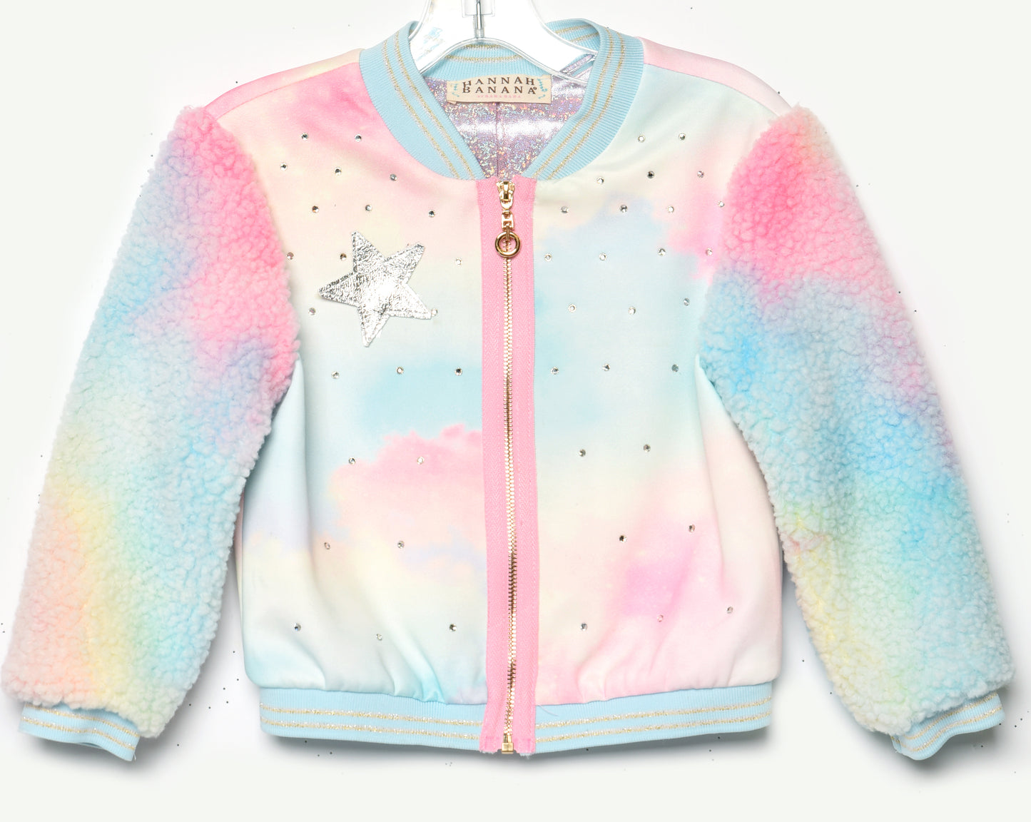 UNICORN JACKET WITH TIE DYE DESIGN