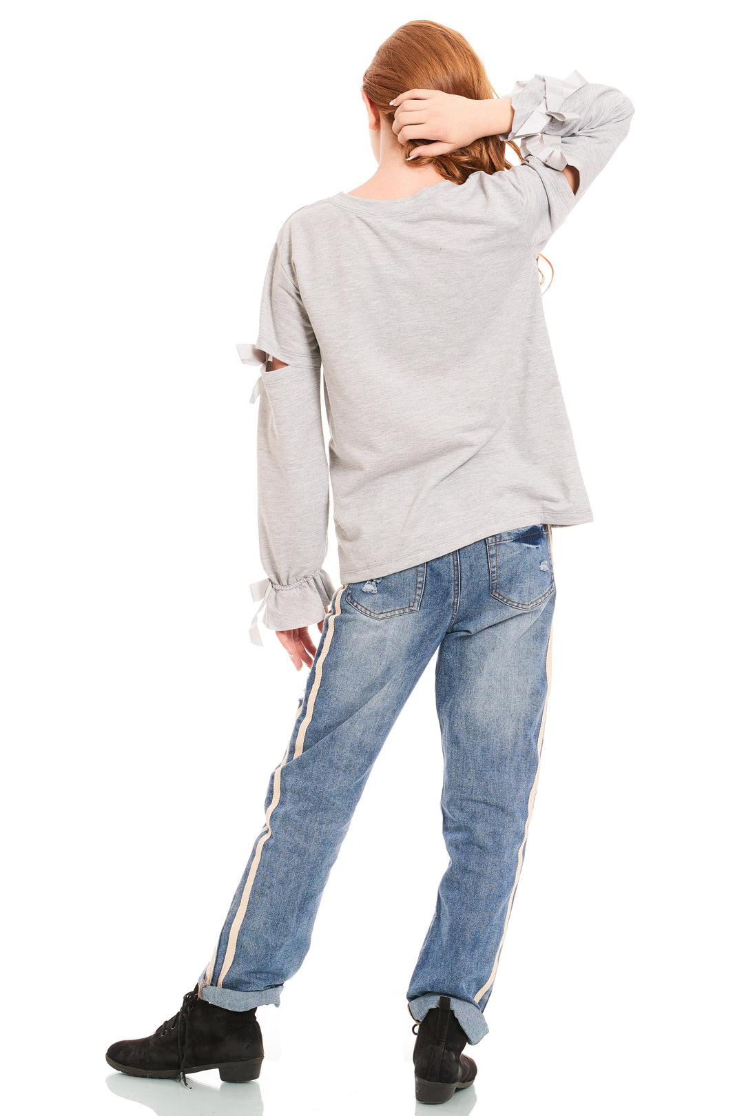 SIDE STRIPE BAND JEANS