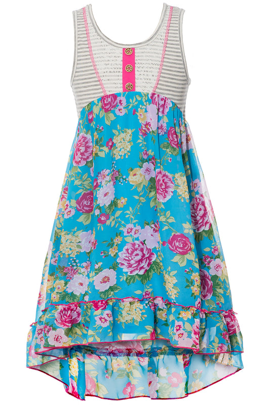 Floral Knit Top Floral Dress