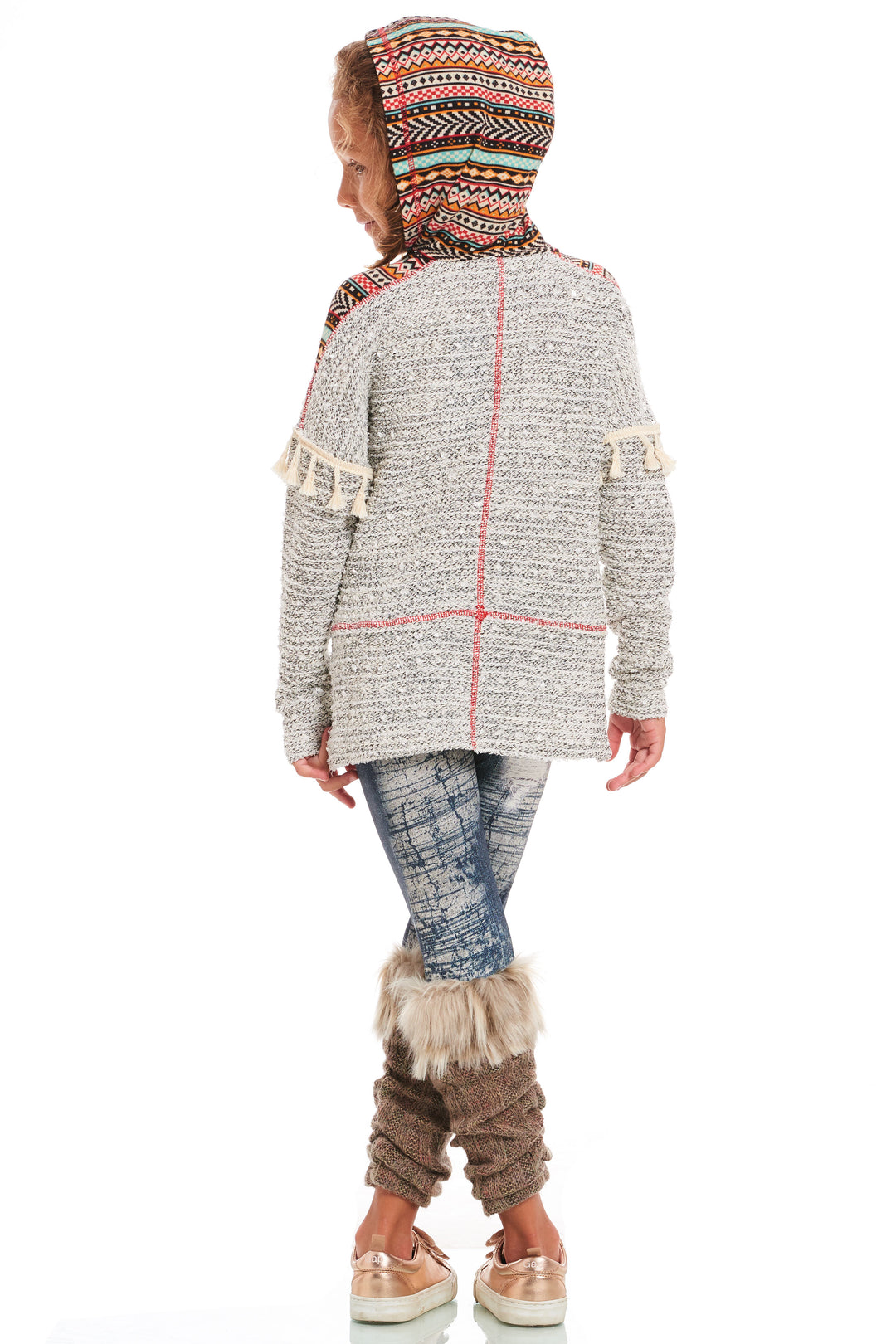 OUTERWEAR GREY PULLOVER