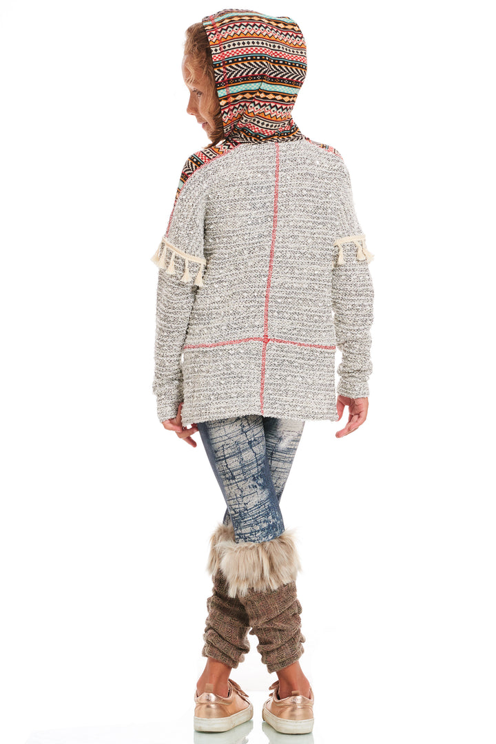 OUTERWEAR GREY PULLOVER