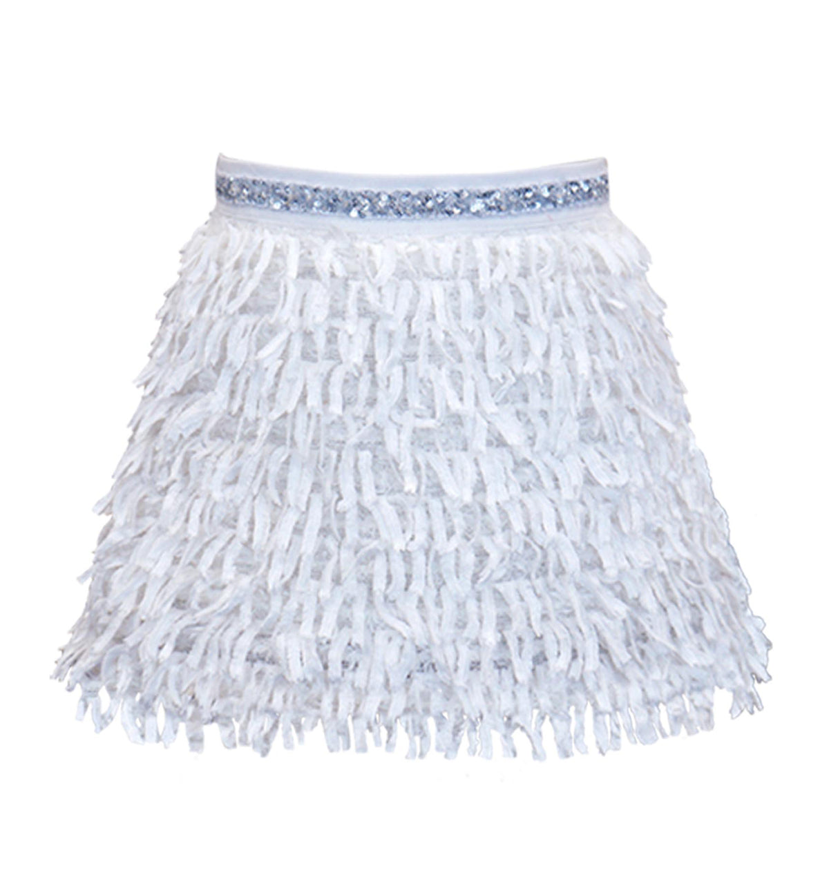 2PC SET LONG SLEEVE KNIT TOP WITH SWAN AND TEXTURED SKIRT
