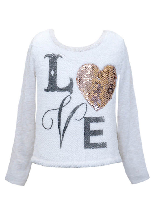 Girls LOVE Graphic High-Low Top