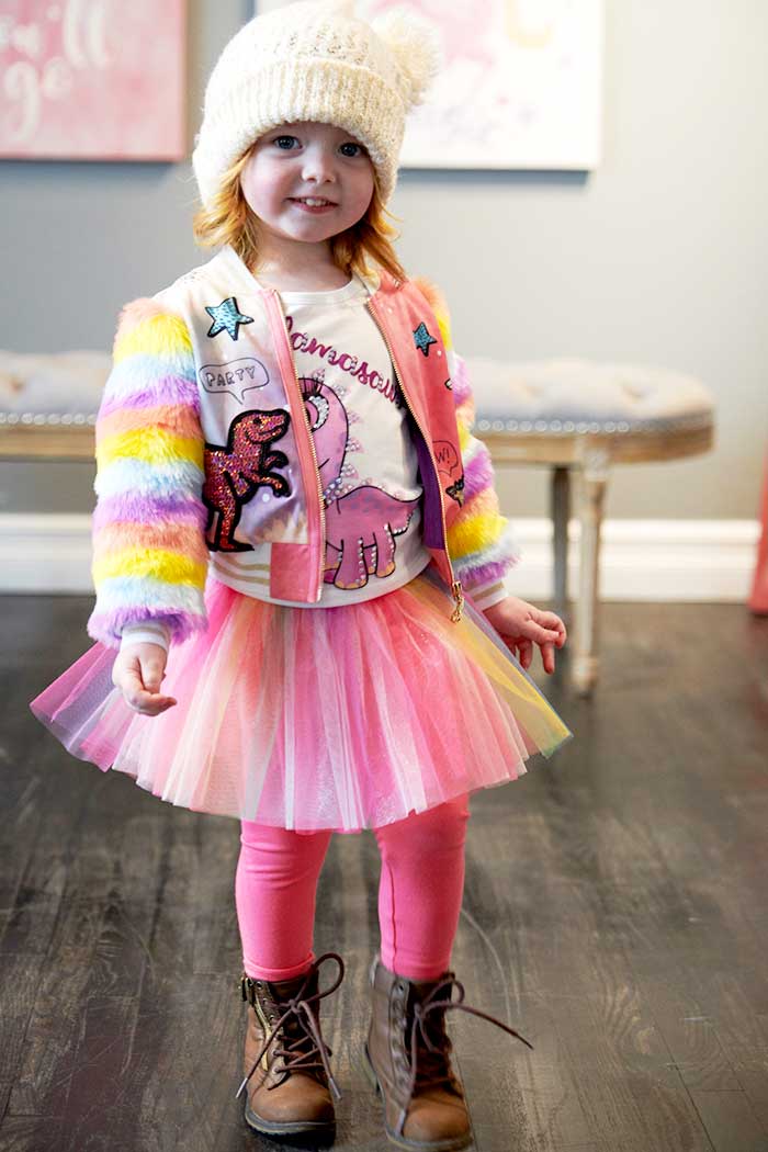 Girls dinosaur jacket on sale