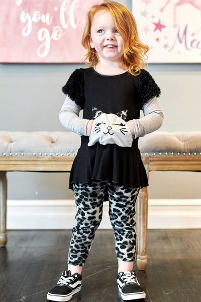 Little Girls Animal Print Leggings