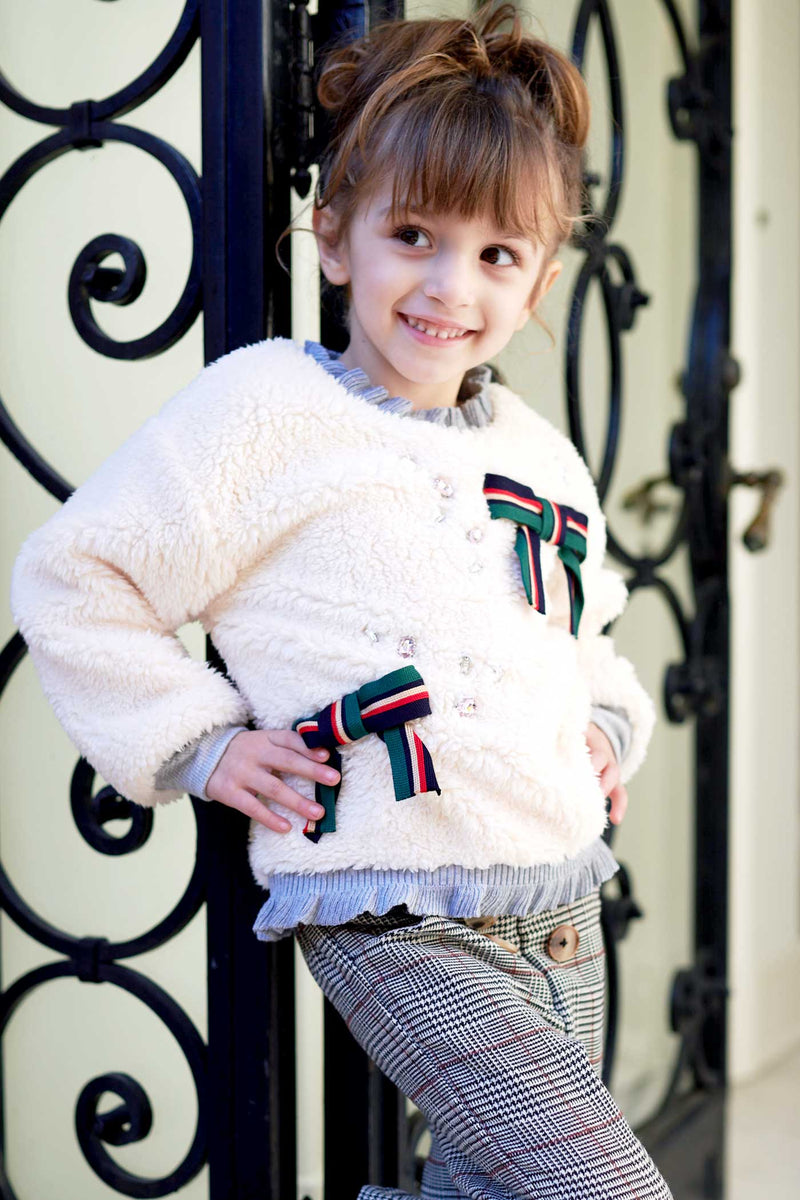 Girls Sherpa Sweatshirt