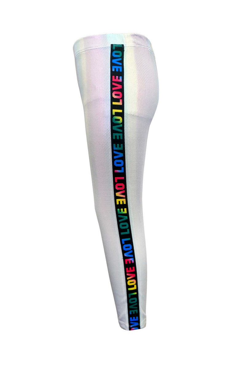 Girls Holographic Leggings