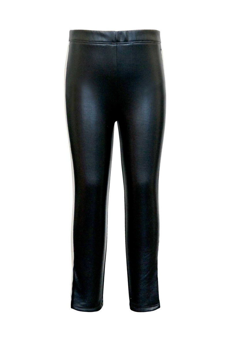 Girls Faux Leather Leggings