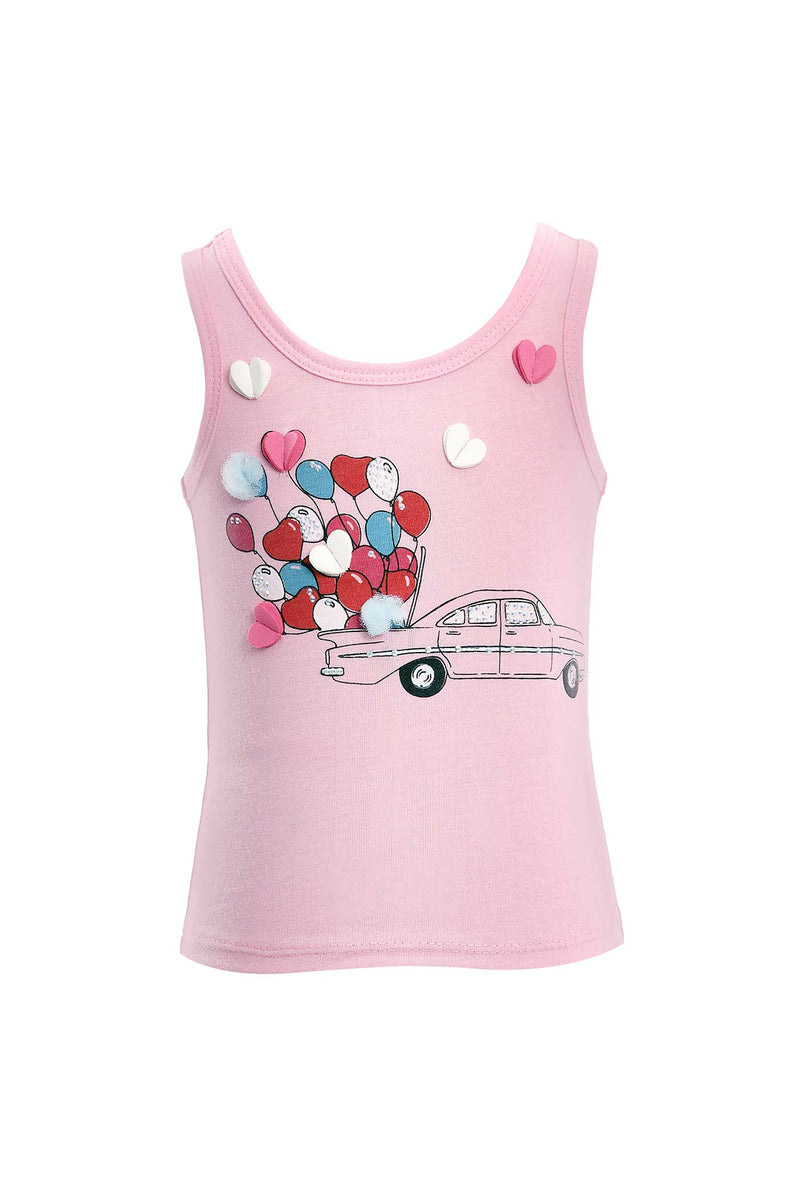 Toddler Girls Little Girls Graphic Tank Top