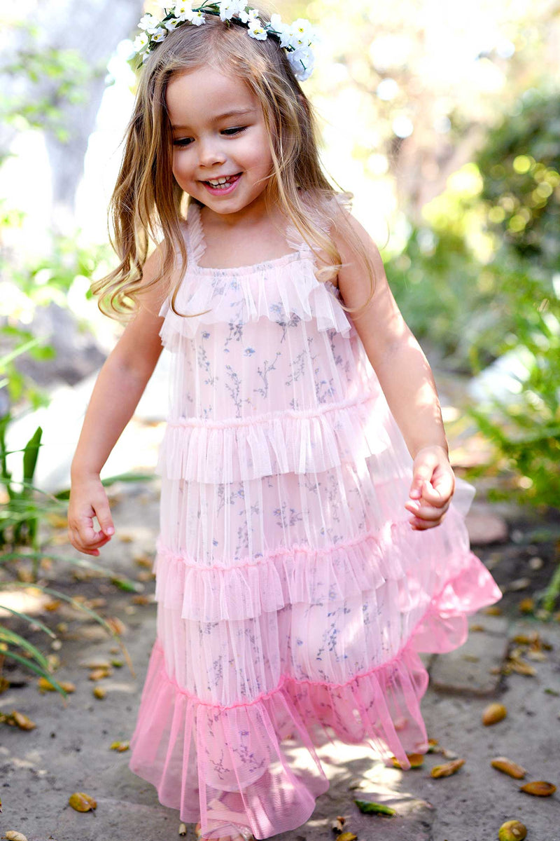 Toddler Girls Little Girls Ruffle Maxi Dress