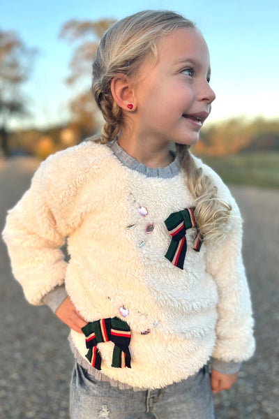 Girls Sherpa Sweatshirt