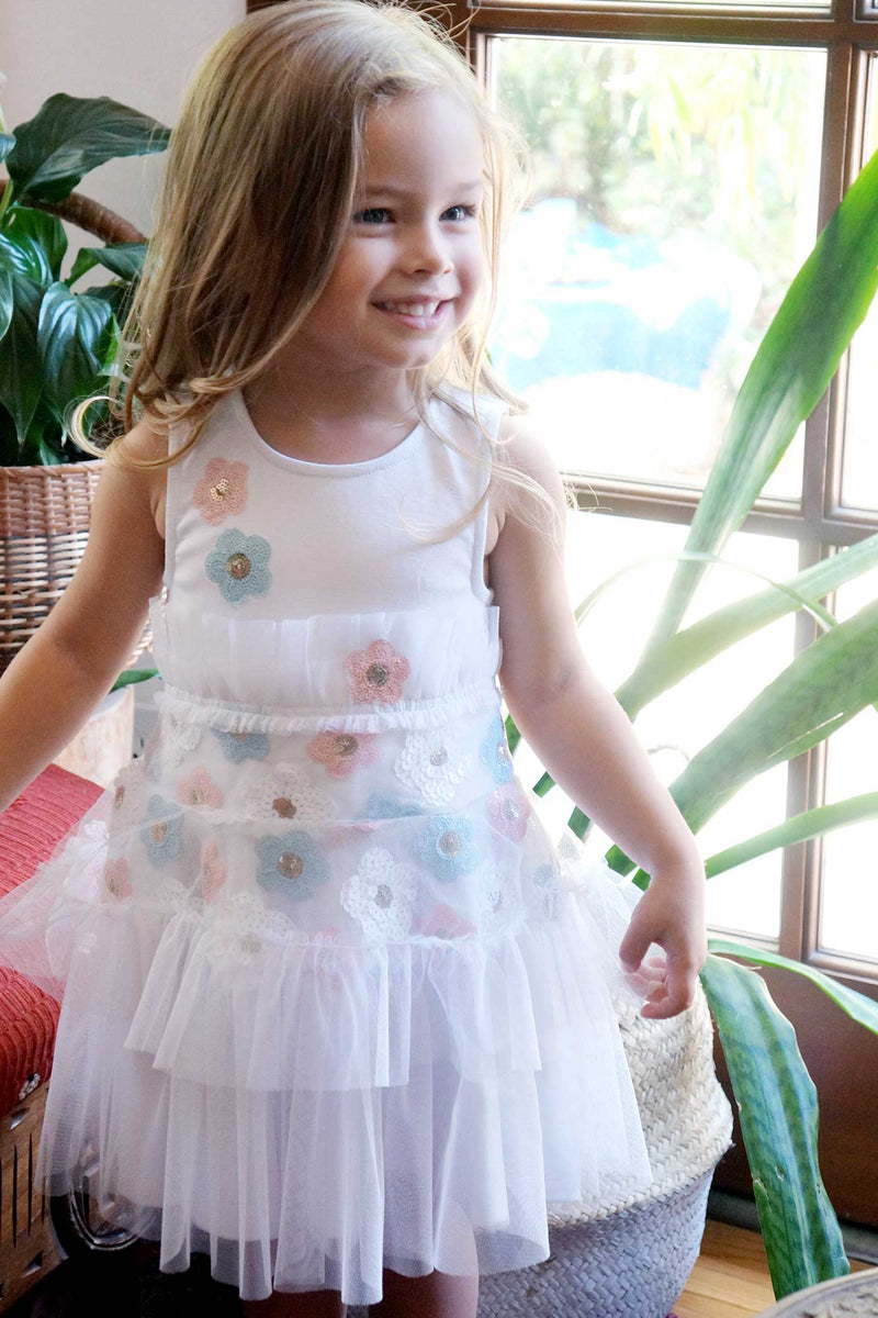 Toddler Girls Little Girls Ruffle Princess Dress